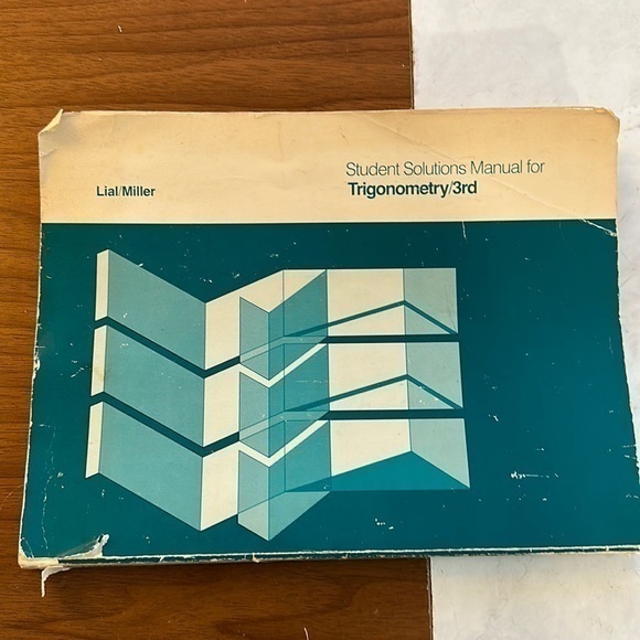 Vintage - Lial/ Miller - Trigonometry Book - Picture 1 of 2